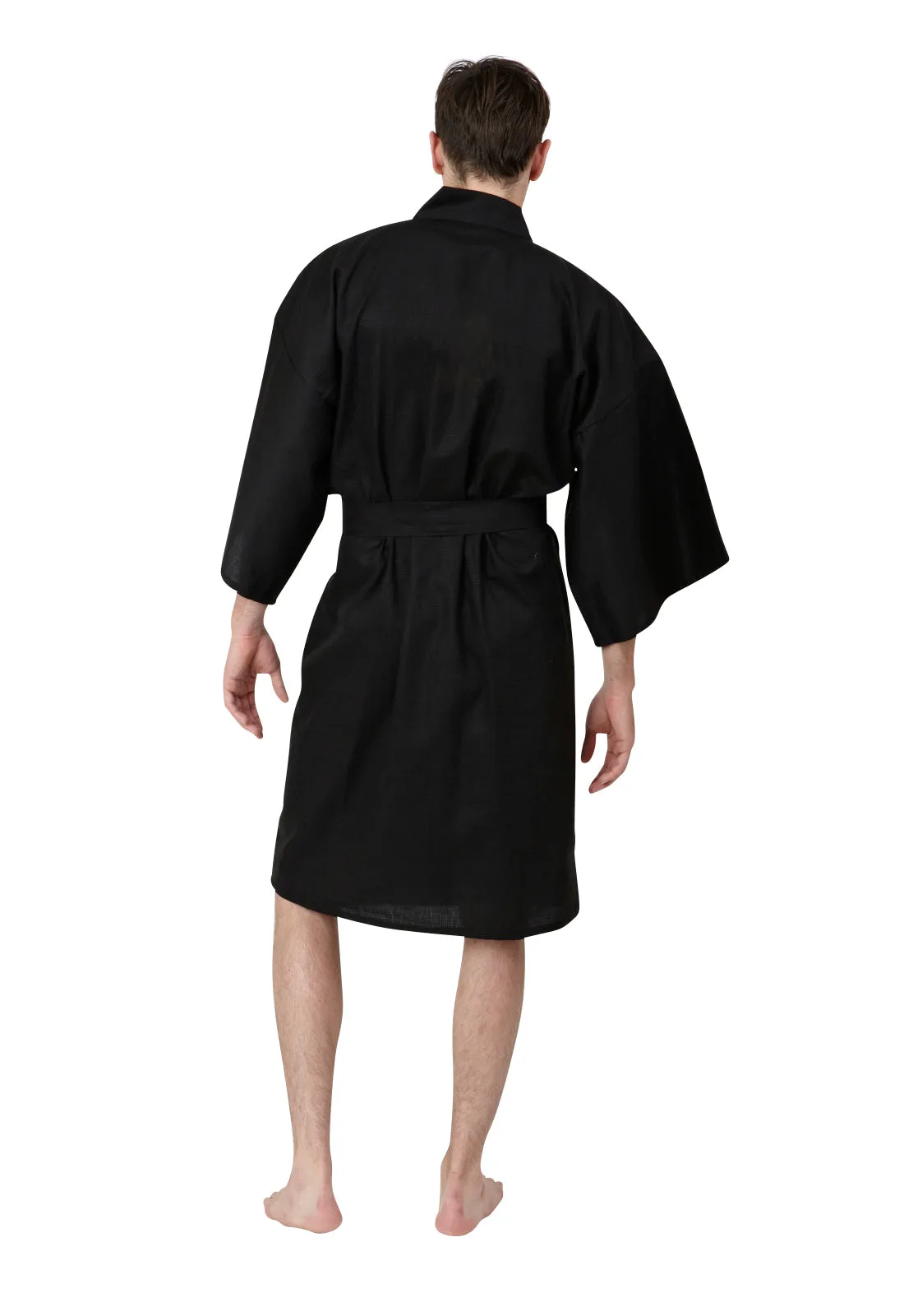 Kuro Short Cotton Kimono for Men