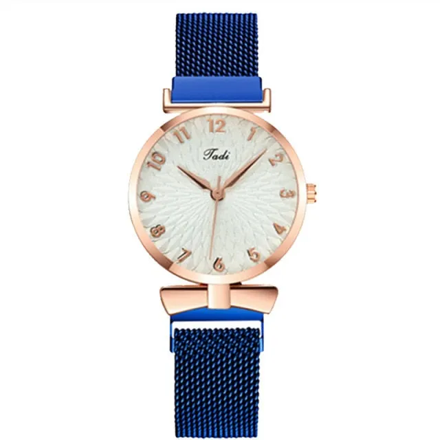 Luxury Women 6pcs Set Elegant Female Wristwatch