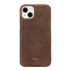 Mason iPhone 15 Plus Case, Distressed Coffee