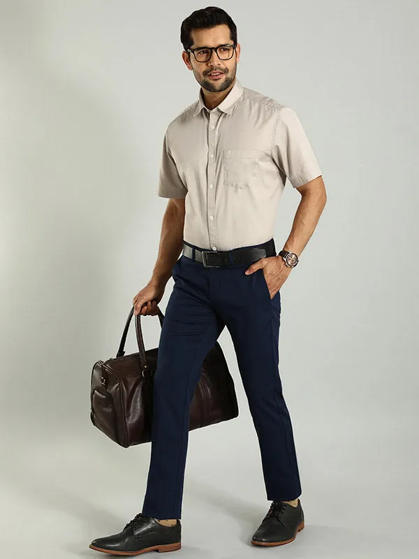 Men Brooklyn Fit Cotton Stretch Trouser