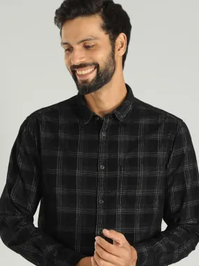 Men Checked Full Sleeve Cotton Blend Shirt