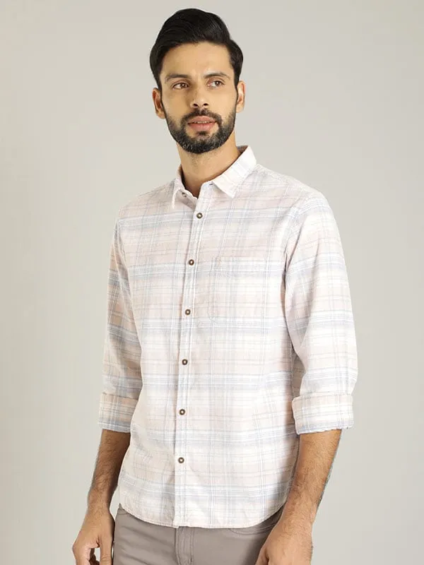 Men Checked Full Sleeve Cotton Shirt