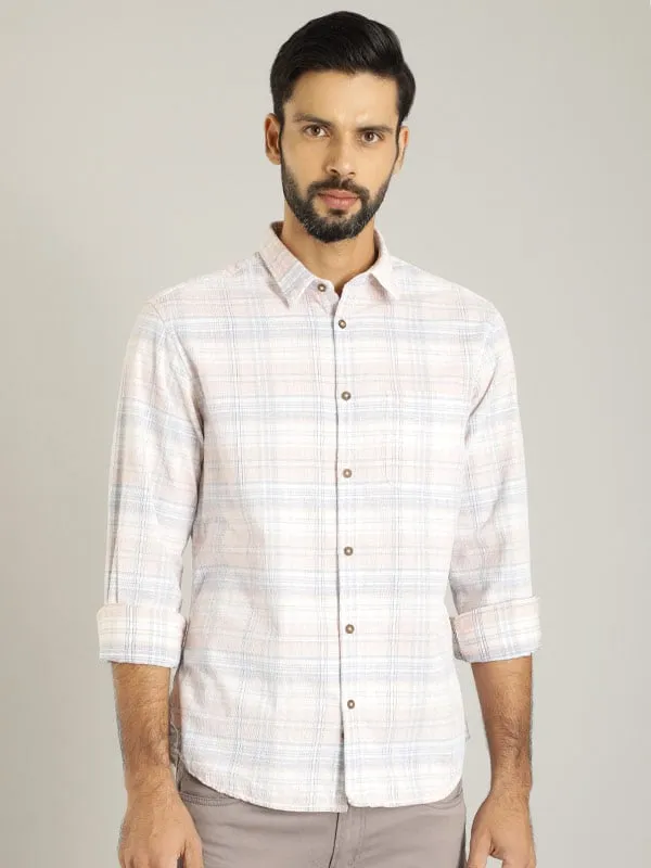 Men Checked Full Sleeve Cotton Shirt