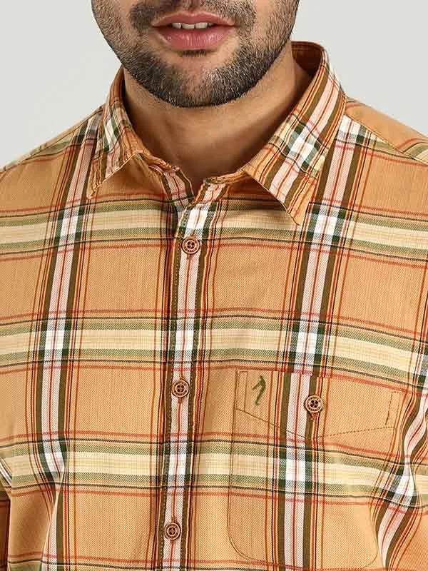 Men Checked Full Sleeve Cotton Shirt