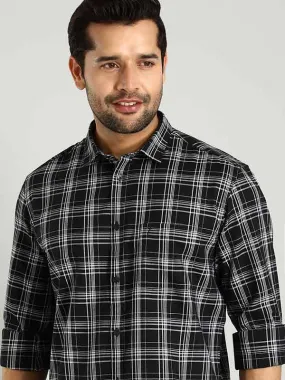 Men Checked Full Sleeve Cotton Shirt