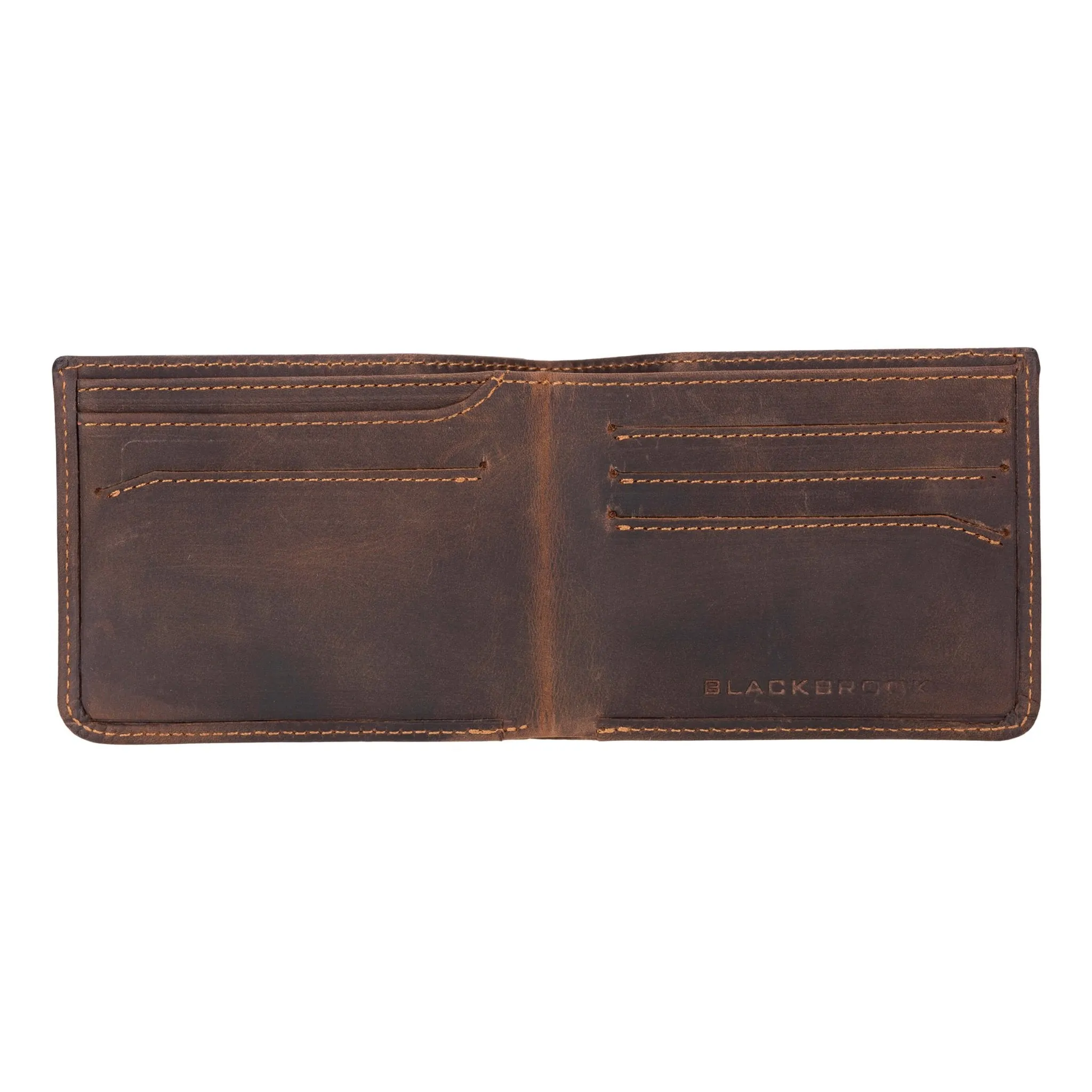 Merlin Bi-Fold Wallet, Distressed Coffee