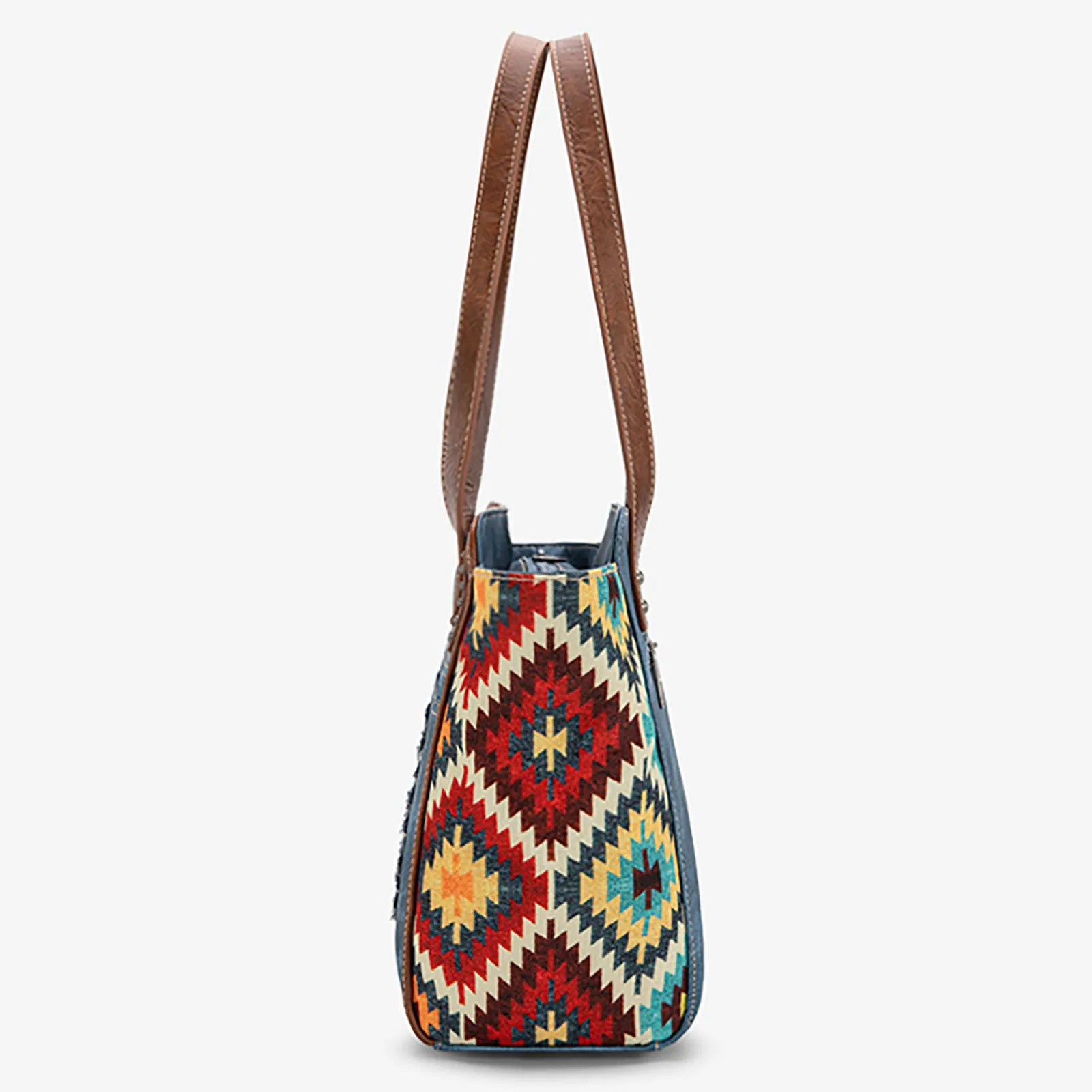 MW1210-8250 Montana West Aztec Jean Denim Collection Tote