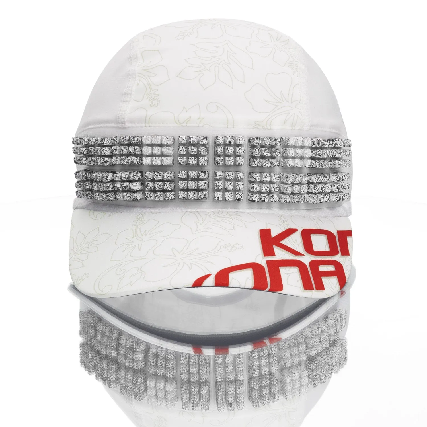 Omius by Headsweats Kona White Running Hat   Cubes Bundle