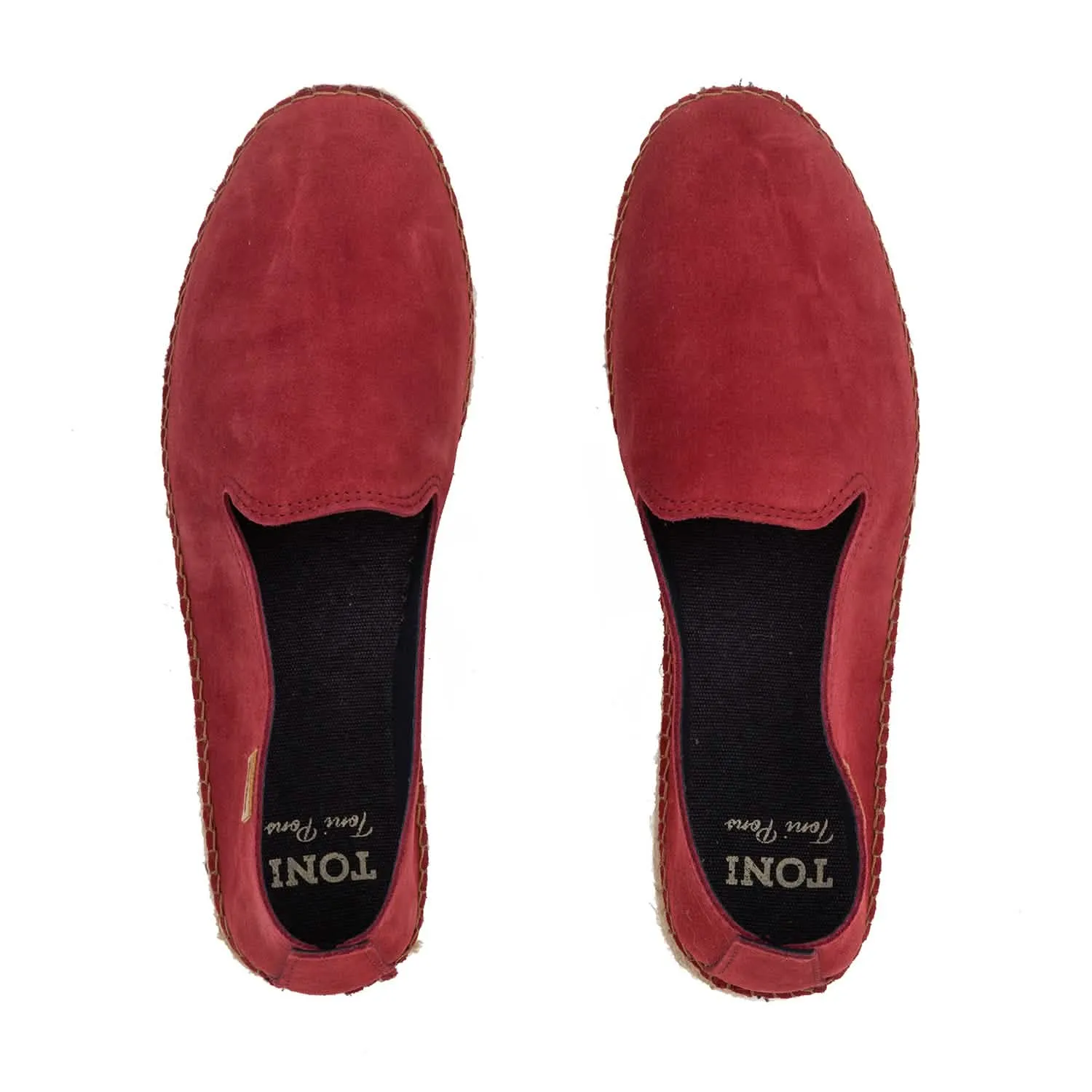 Plain Suede Leather Espadrilles for Men - Dan-SE