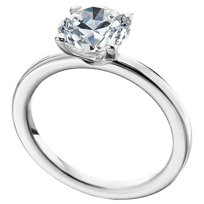 Platinum Classic Engagement Ring