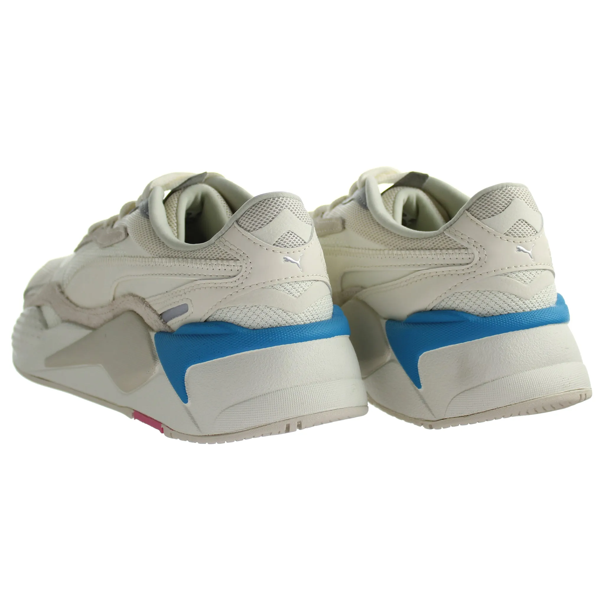 Puma RS-X3 Puzzle Mens Off White Running Trainers