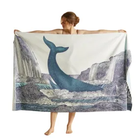 Simone Cotton Fouta Towel - Blue