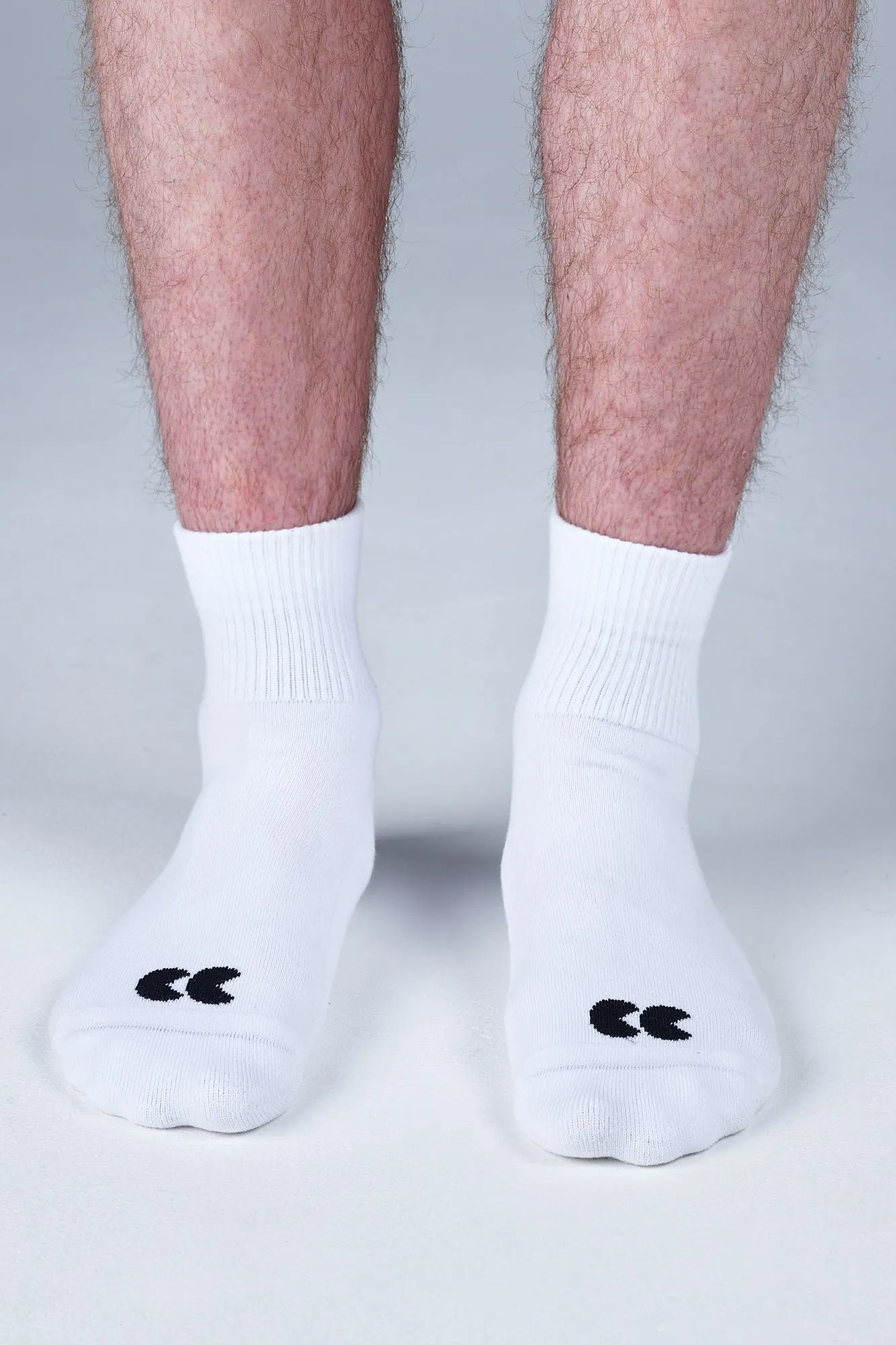 Sports Cotton Sock Ankle 3 Pack - White