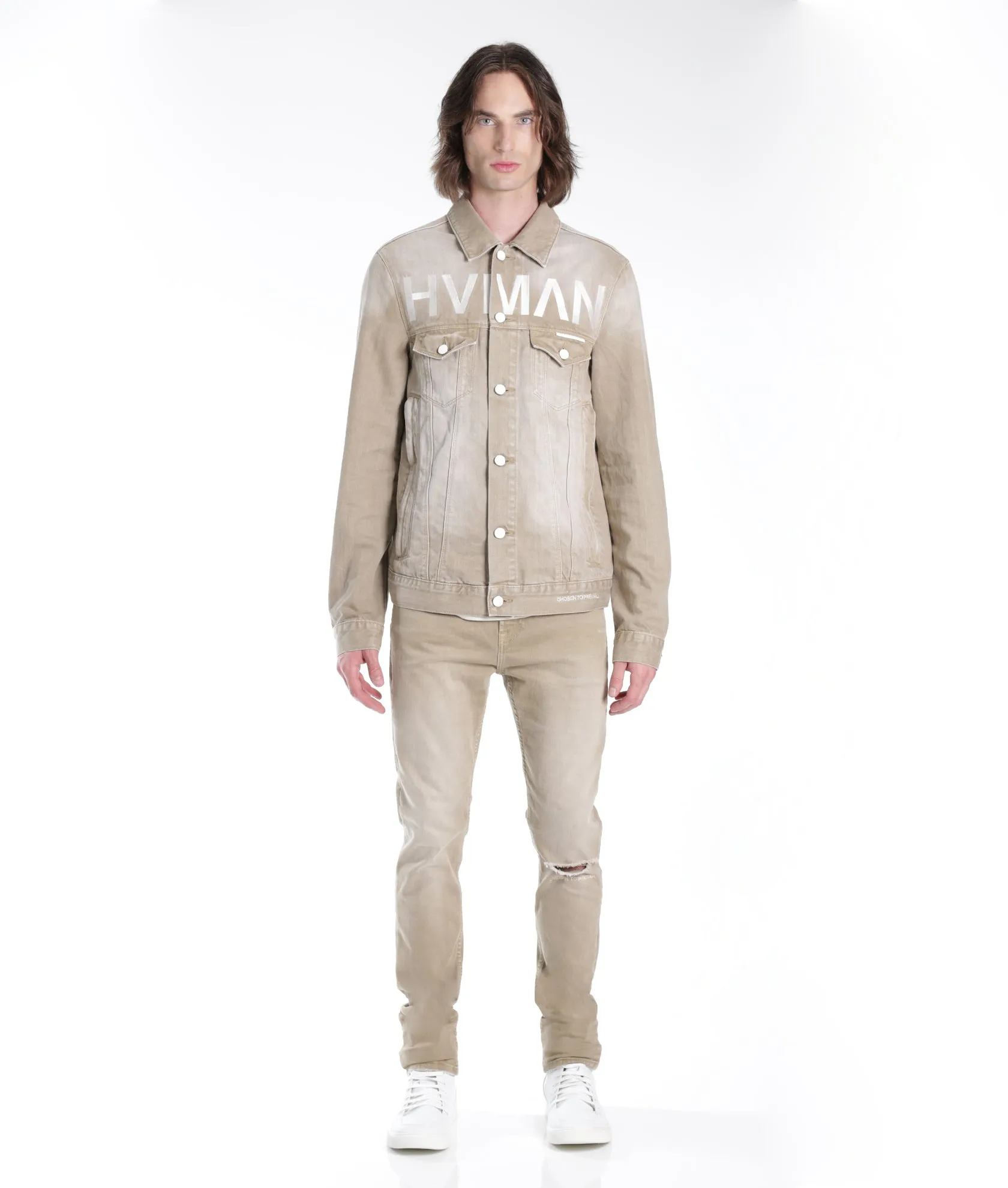 STRAT SUPER SKINNY FIT JEAN IN KHAKI