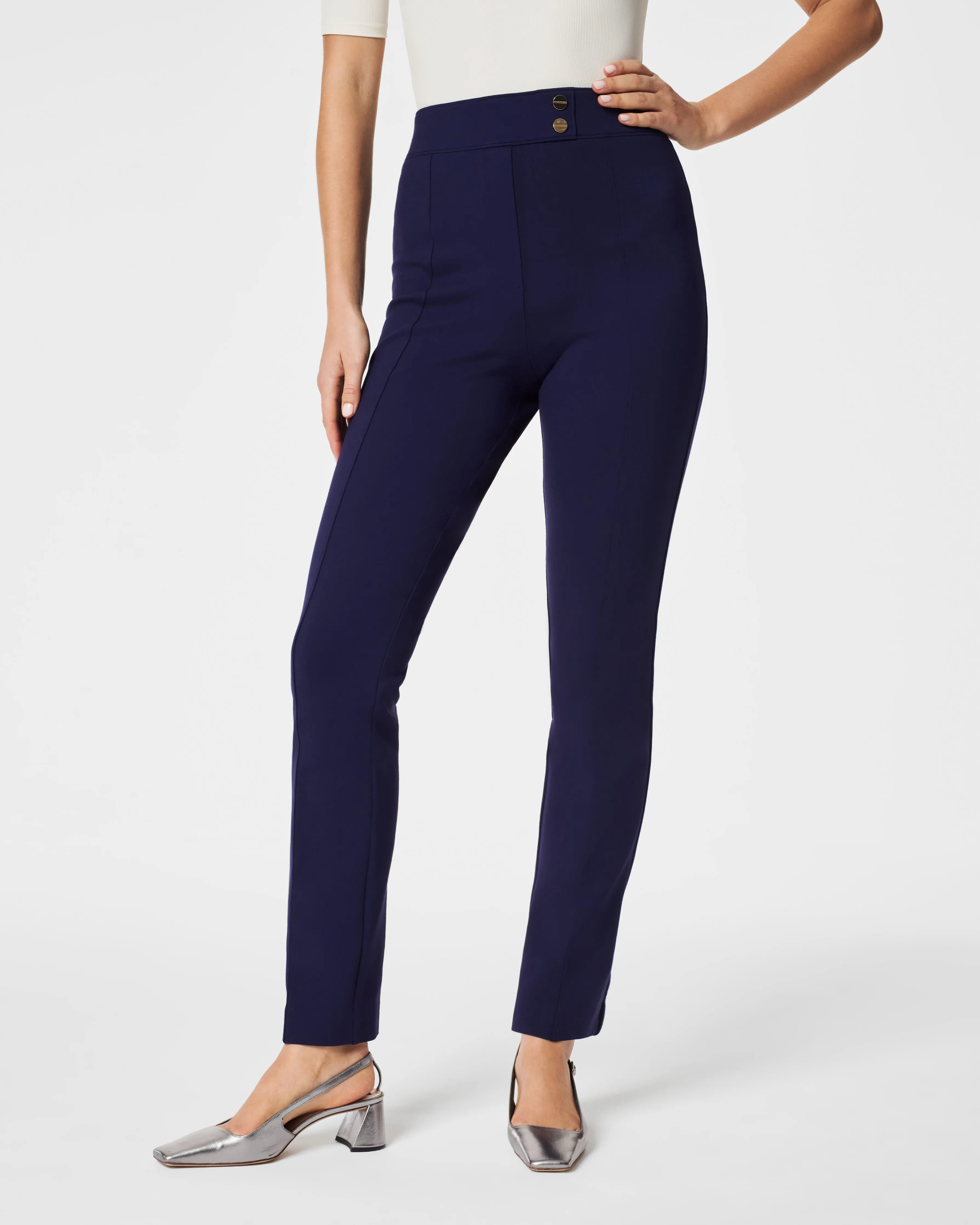 The Perfect Pant, Button Tapered Ankle