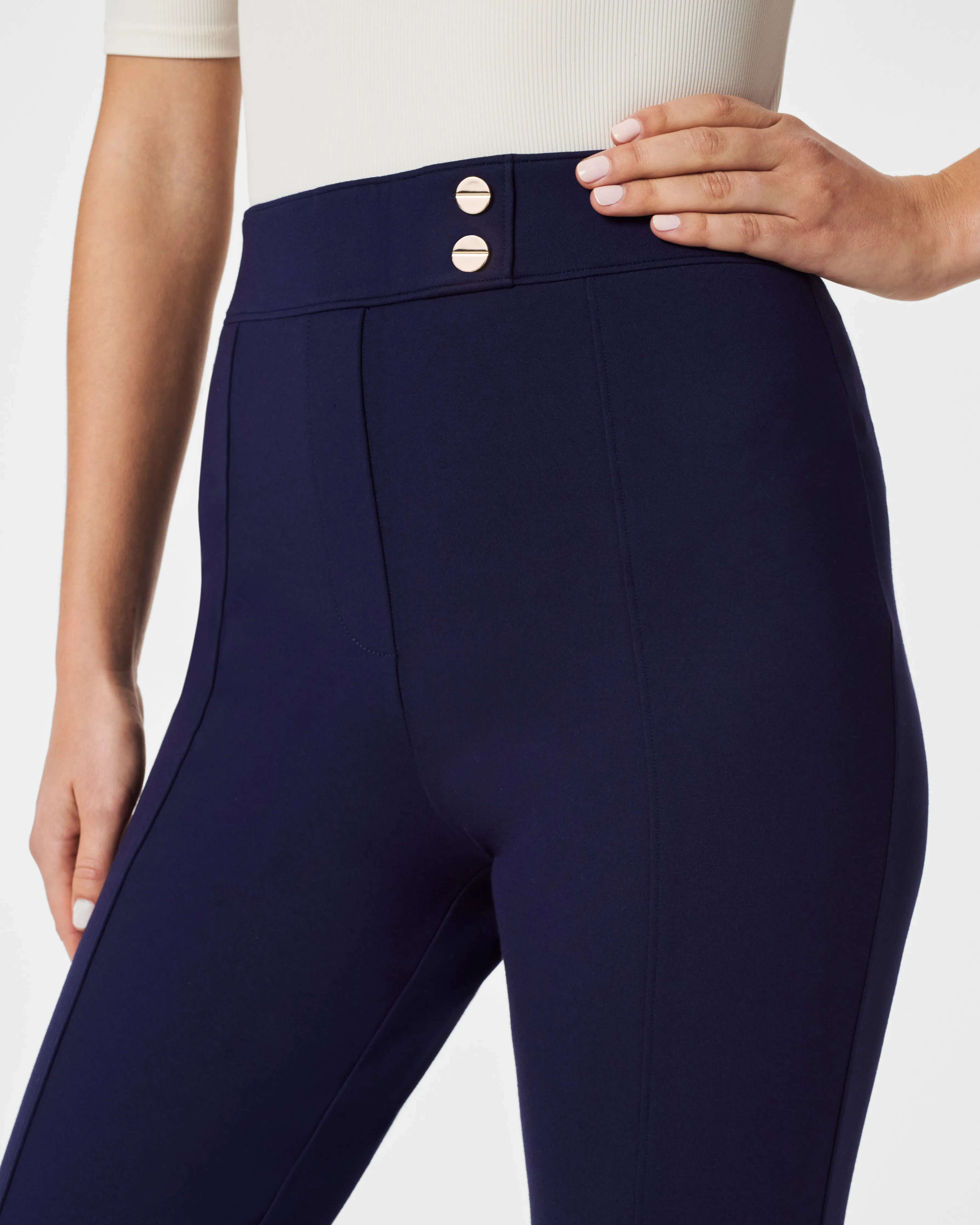 The Perfect Pant, Button Tapered Ankle