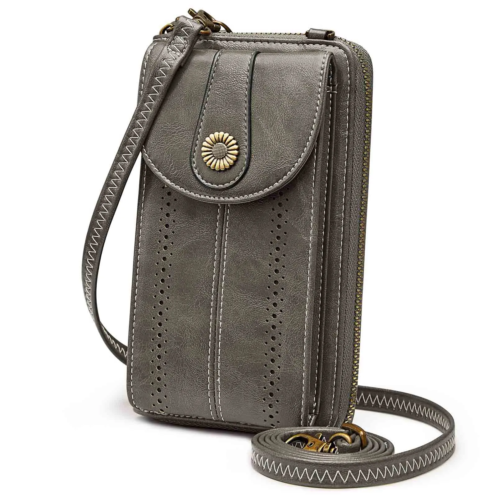 Women Rfid Blocking Crossbody Cell Phone Purse