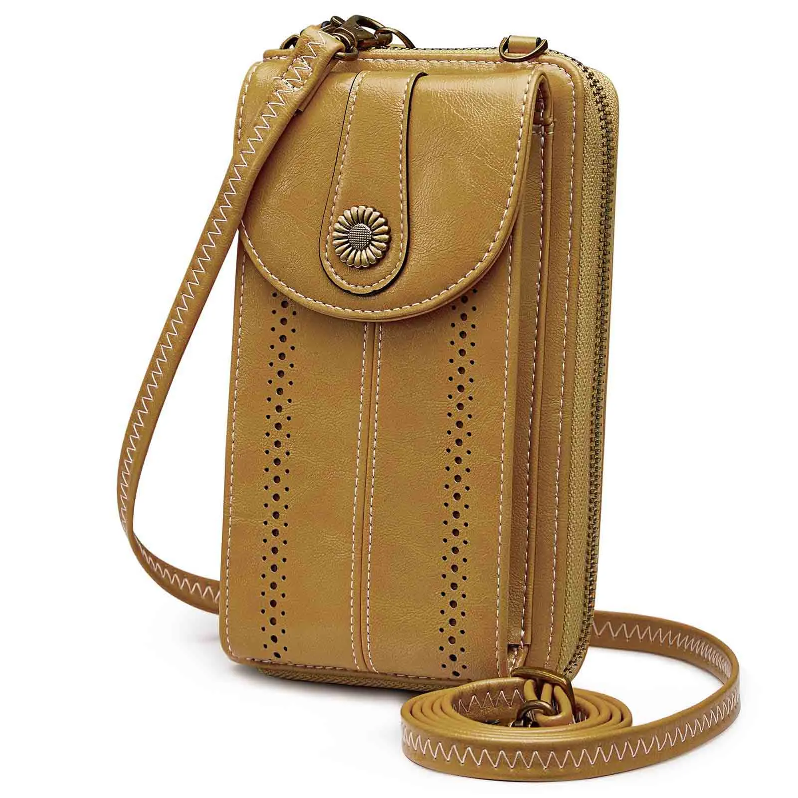 Women Rfid Blocking Crossbody Cell Phone Purse