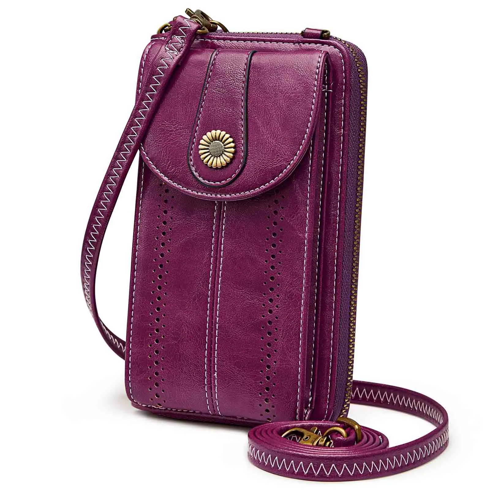 Women Rfid Blocking Crossbody Cell Phone Purse